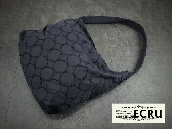 美中古mina perhonen/タンバリン ボディ バッグ/大/チャコール