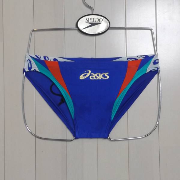 アシックス 某大型プール監視員ブーメラン型競泳水着 競パン(Sサイズ