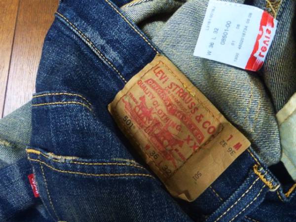 美ほぼ未使用LVS　リーバイス501　VintageclothingジーンズW36
