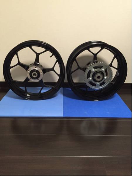 美品！ZX-14R 2015年OE使用 純正ホイール前後《スプロケット付》