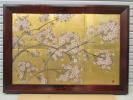 琥山窯 有田焼 - 小野達郎 陶額 美品 メルカリ 金箔陶板額装 桜図 :