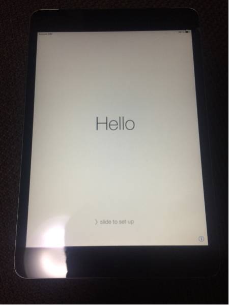 au/iPad mini2/Retina Cellular/64G/ME828JA/判定○/ジャンク