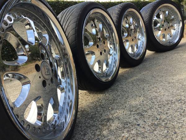 希少 クロームメッキ ブラバス モノⅢタイプ 9.5J+35