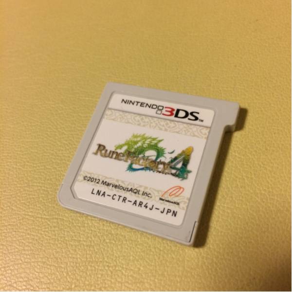 任天堂 3DS専用 ルーンファクトリー4 ソフトのみ 送料82円