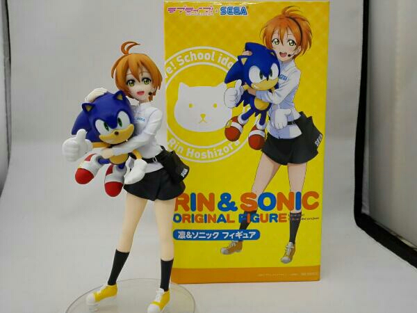 ラブライブ！セガ限定 凛＆ソニック 星空凛 フィギュア 就任記念