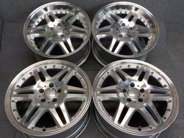 Ａ３９３●１Ｐ６Ｓ●18インチ4本●8.5J 9.5J PCD112 OFF+35 +38