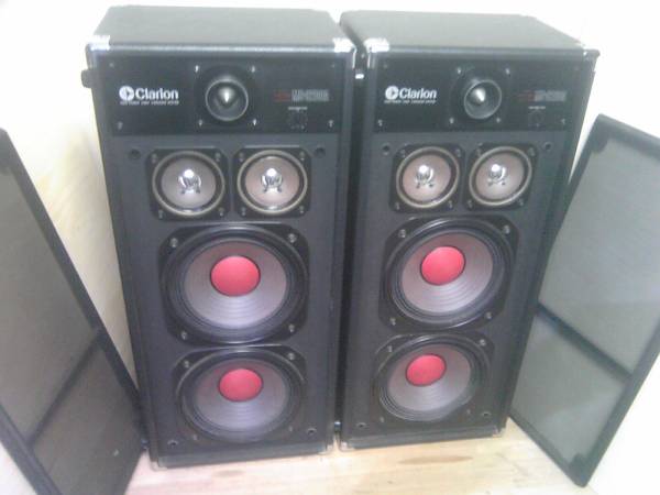 ホーンツィーター搭載クラリオンスピーカーシステムペア