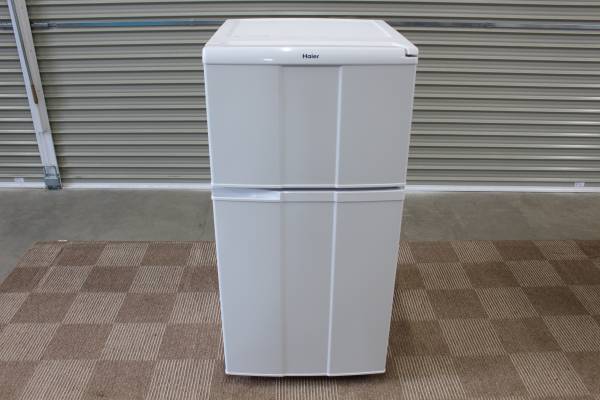 送料無料 きれい ハイアール 2ドア 冷蔵庫 98L JR-N100C Haier 配送