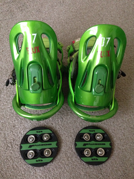 【値下げ！！】FLUX super titan バインディング グリーン
