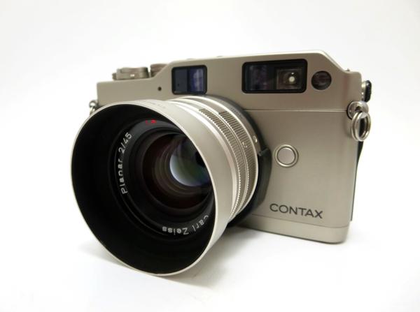 G1 Planar CONTAX + T* Zeiss Carl 45mm Contax フィルムカメラ 1円 2