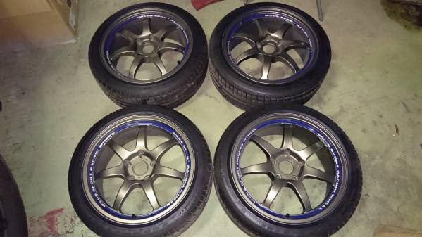 205/45R17☆5H-114.3☆7.5JJ+43☆ロードスター☆４本セット