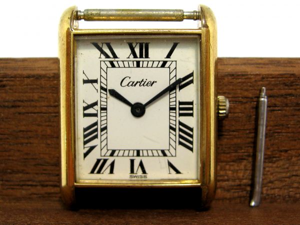 1円～ カルティエ タンクフランセーズ QZ ジャンク品 W1030L3T