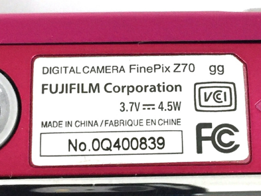 1円 FUJIFILM デジカメ FinePix Z70 PK系_3