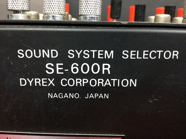 DYREX SE-600R サウンドシステムセレクター◇現状品(オーディオ機器