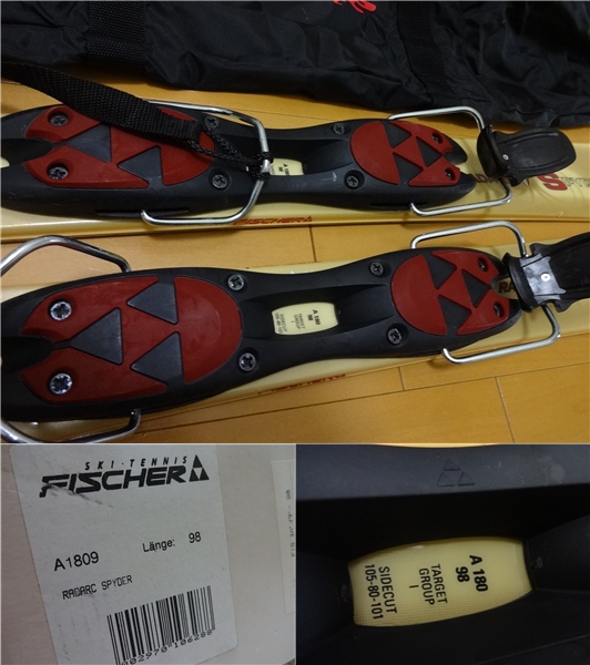 FISCHER RADARC SPYDER ショートスキー 板 98cm A1809 FISCHER RADARC