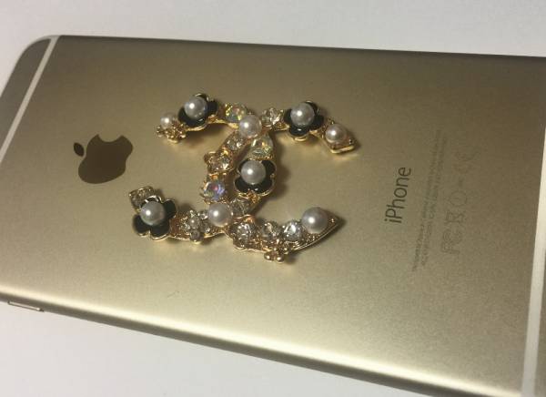 デコパーツ Cパーツ ハンドメイド用 5x4CM 黒_1