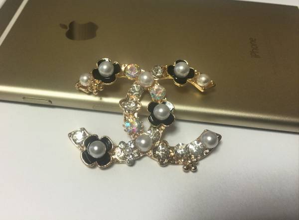 デコパーツ Cパーツ ハンドメイド用 5x4CM 黒_2