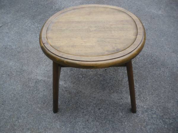 中古 エントランススツール チェア 楕円椅子 座高40cm
