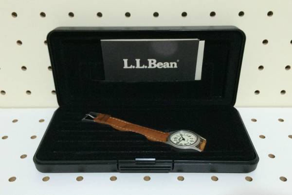 USED・90s・USA】L.L.BEAN TELUX RAILROAD WATCH 腕時計 /w(3針＋  