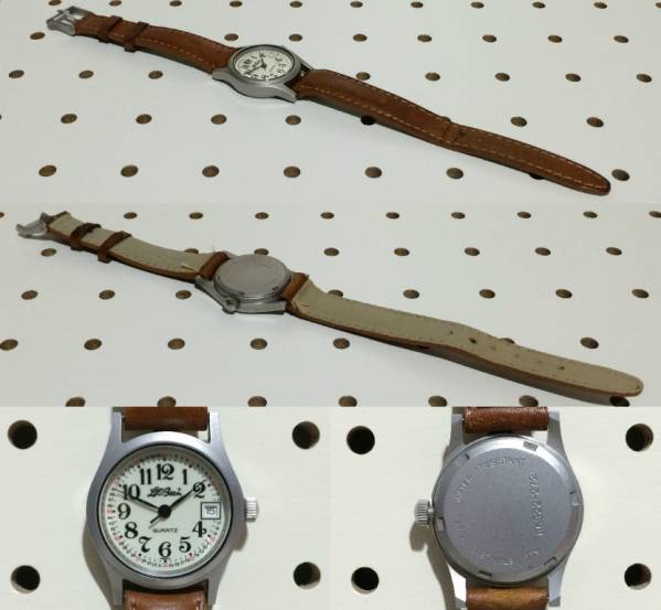 USED・90s・USA】L.L.BEAN TELUX RAILROAD WATCH 腕時計 /w(3針＋  