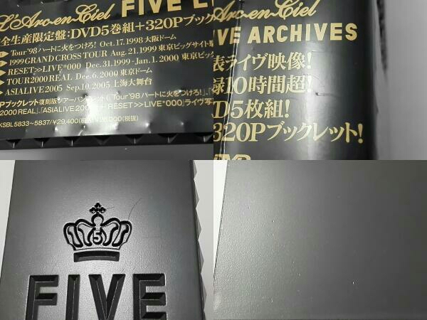 l'arc en ciel FIVE LIVE ARCHIVES L'Arc～en～Ciel 【公式通販】