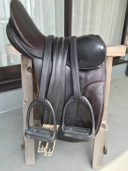腹帯 中古PRESTIGE 障害鞍 Xコンタクト K 鐙革 プレステージ 乗馬用品 