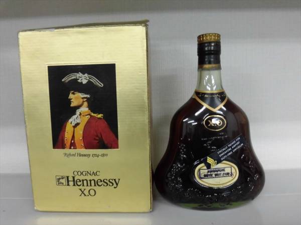 COGNAC HENNESSY XO グリーンボトル 金キャップ ☆4013 Hennessy X.O