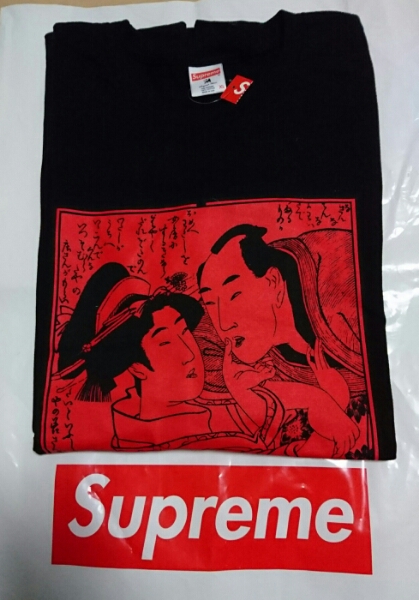 Supreme Sasquatchfabrix Shunga Tee XL 黒 シュプリーム 16SS 