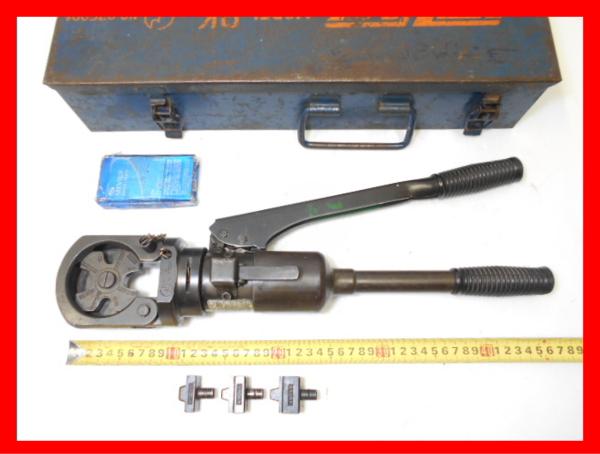 泉⭐️IZUMI 手動油圧式圧着工具9号K型 A320□泉精器 手動 圧着工具 9号K? イズミ 泉精器製作所 端子圧着油圧