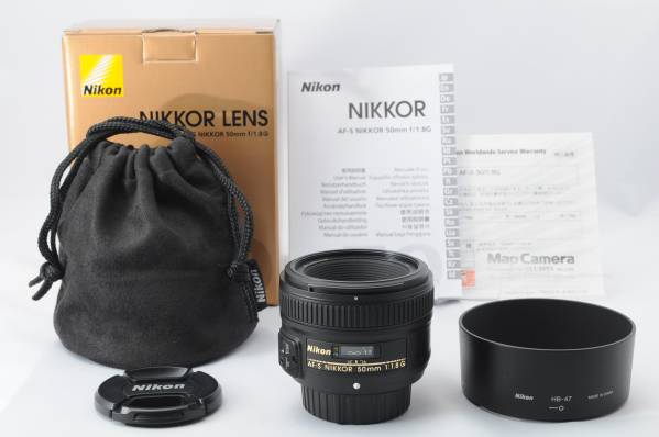 ★ほぼ新品★NIKON ニコン AF-S 50mm F1.8G★付属品充実・保証付_1