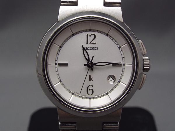 ★ SEIKO/ルキア デイト/レディース腕時計 7N82-6E00 電池交換済