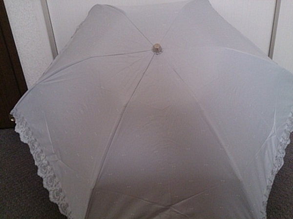 アンテプリマ　日傘　傘　トレカ　一級遮光　グレーストライプ