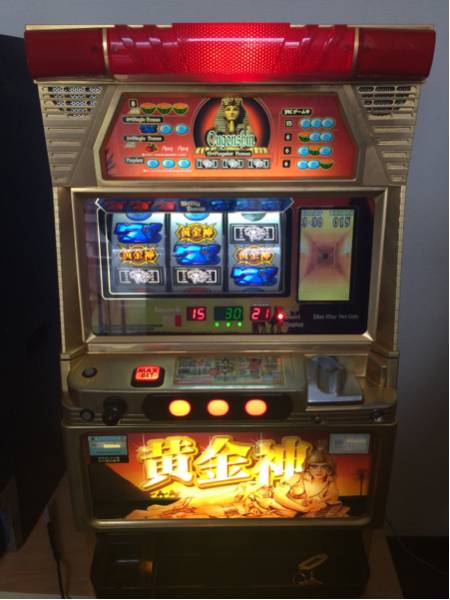 パチスロ実機☆黄金神☆オリンピア☆不要機付☆レア／レトロ BLACK