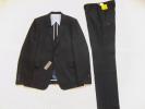 新品春夏☆MODA RITORNO☆最新Stylishスーツ A6 黒シャド-Stripe