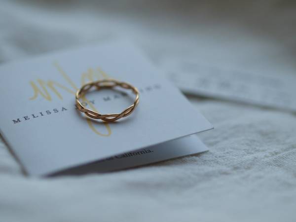 美品 K14 MELISSA JOY MANNING リング 指輪 PG agete好きにも