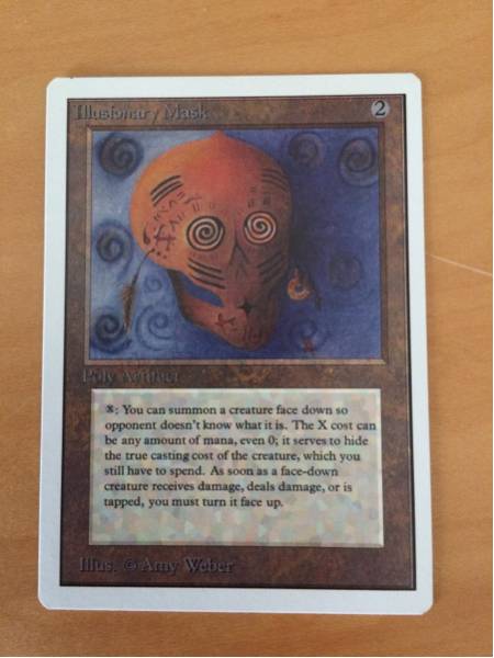 Illusionary Mask | - Unlimited Edition MTG Magic Gathering The