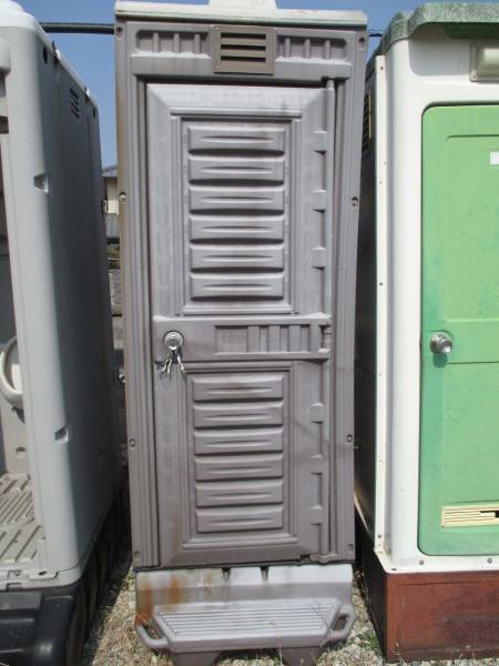 中古　15034　仮設トイレ大便器　汲み取り式　取りに来れる方希
