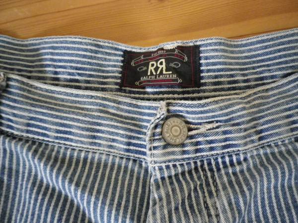 RRL ダブルアールエル ペインターパンツ USA製 90年代 - ヒッコリー 