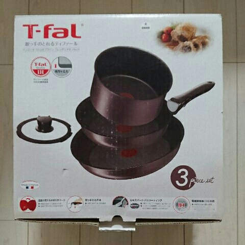 欠品あり T-falインジニオIHロゼブラウンフレンチシナモンセット