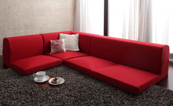 安心の日本製/洗えるカバーリングコーナーソファ/3人掛ソファ