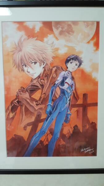 エヴァンゲリオン 複製原画 シンジ カヲル エヴァンゲリオン複製原画
