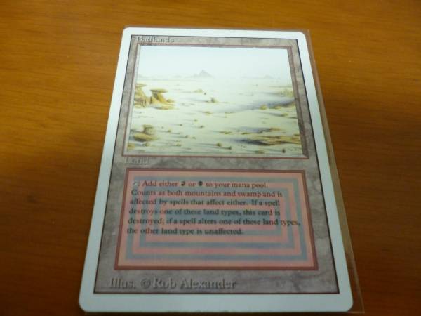 MTG】RV Badlands 英語版1枚 状態：VG程度① Badland: : Kevin Makely