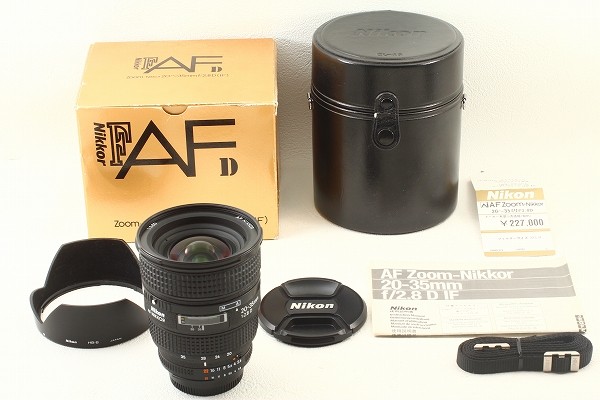 極上品◆NIKON ニコン AF 20-35mm F2.8 D◆元箱/1981