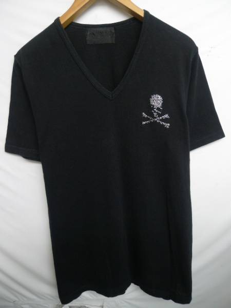 roen ロエン メタル 豪華スワロ スカル Tシャツ48 roar正規美 Roen（T