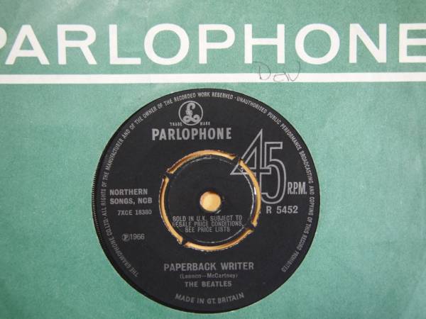 【美品】Beatles-Rain★英国Orig.7”/マト2