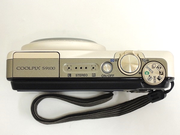 最安値，人気 中古 Nikon COOLPIX S9100 コンデジ ソフィアゴールド