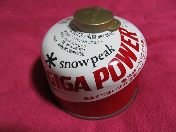 snowpeak スノーピーク 赤缶 廃盤 使いかけ