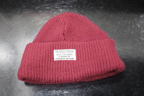 ワコマリア WACKOMARIA ウール素材ニットキャップ KNIT CAP 本物