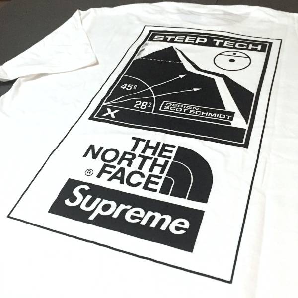 Supreme The North Face Steep Tech Tee S T-Shirt 16ss box cap