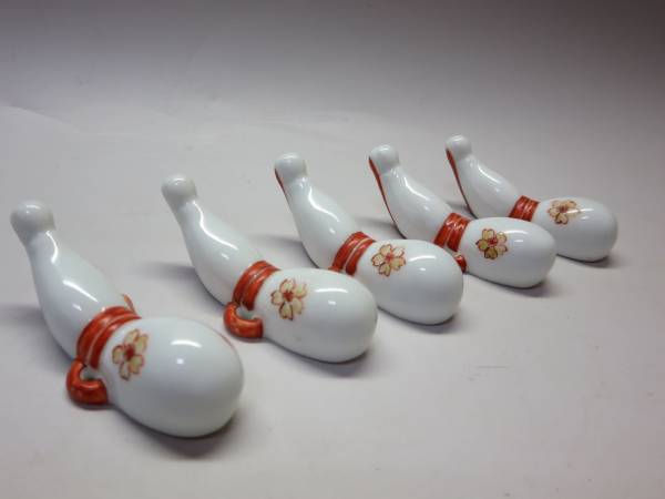 十四代　柿右衛門　箸置き　５個　　!!